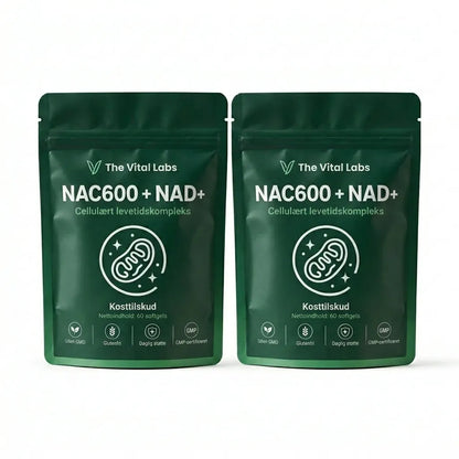 The Vital Labs NAC600 + NAD+
