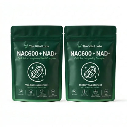 The Vital Labs NAC600 + NAD+